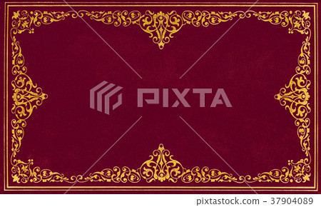 Red leather cover 37904089