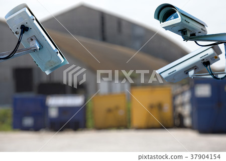CCTV camera  system for industrial site protection 37904154