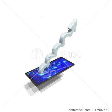 Rising stock prices on smartphones 37907469