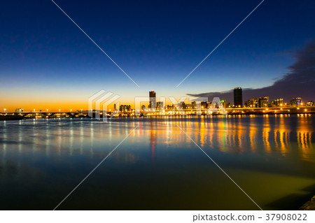 Taiwan, Taipei, Daegu, Shantou, night view 37908022