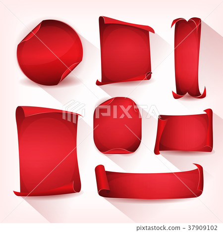 Red Circus Parchment Scroll Set 37909102