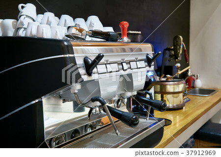 Coffee machine in restaurant bar 37912969