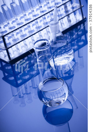 Test tubes in laboratory 37914386