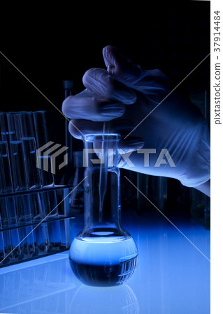 Test tubes in laboratory 37914484