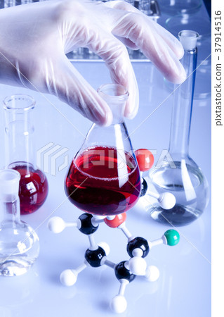 Scientist working in laboratory Scientist working in laboratory 37914516