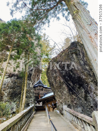 Haruna Shrine Stone Steps and Ssangyunmon 37915166