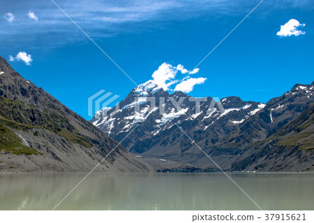 庫克山國家公園的胡克湖 庫克山國家公園的胡克湖 37915621