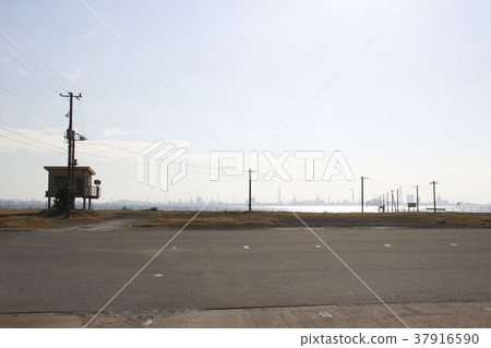 冬天在Egawa海岸(全景) 冬天在Egawa海岸(全景) 37916590