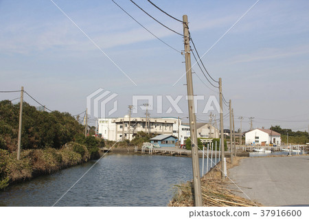 At Egawa Coast in winter (parking lot) 37916600