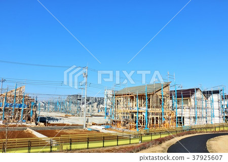 Residential area under construction 37925607