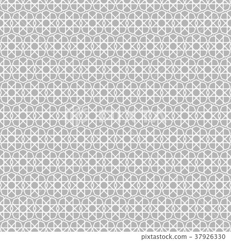 Abstract gray pattern geometric of Islamic, Abstract gray pattern geometric of Islamic, 37926330