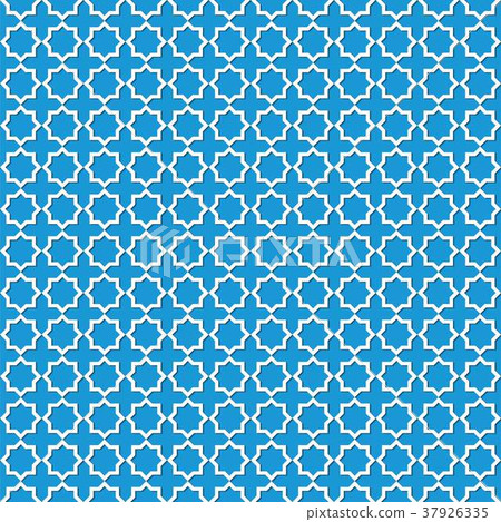 Abstract white pattern geometric of Islamic, Abstract white pattern geometric of Islamic, 37926335