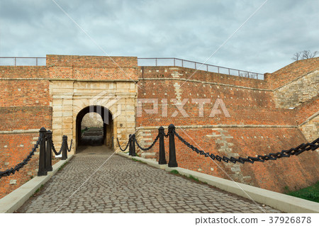 Bridge and gate at Kalemegdan Fortress, Belgrade 37926878