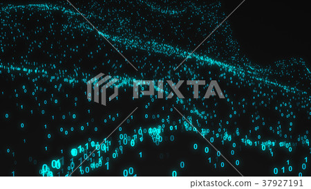 Binary Code Background. Abstract backdrop Binary Code Background. Abstract backdrop 37927191