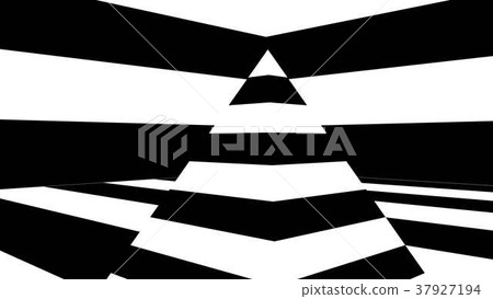 Abstract background with black and white stripes 37927194