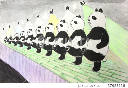 熊貓的阻尼（舞會） 37927636