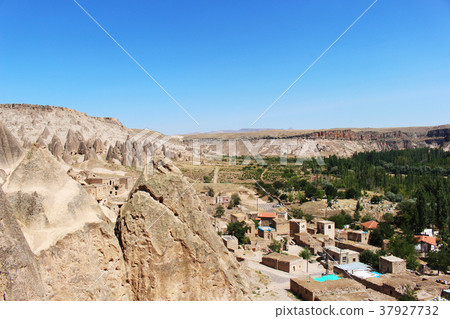Photograph of scenery of Goreme of Cappadocia in Turkey 37927732
