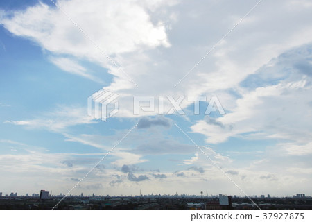 landscape of cloudy and sky in city 37927875