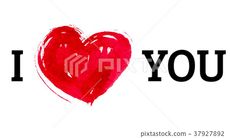 I love You vector background. 37927892
