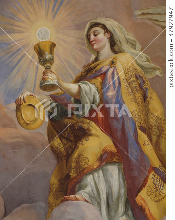 Vienna Carls Church 18th Century Ceiling Painting Maria 37927947