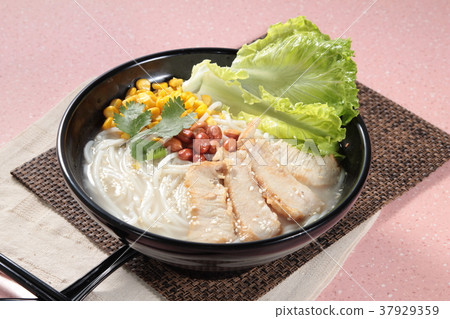 noodles with meat in soup noodles with meat in soup 37929359
