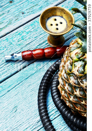 Shisha hookah with pineapple Shisha hookah with pineapple 37929759