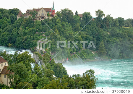 Laufen Castle above the Rhine Falls - Schaffhausen Laufen Castle above the Rhine Falls - Schaffhausen 37930049