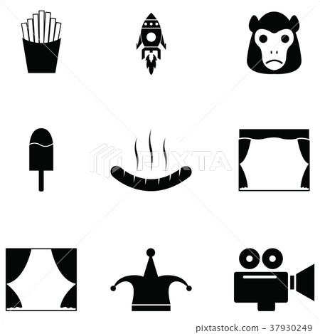 carnival icon set 37930249