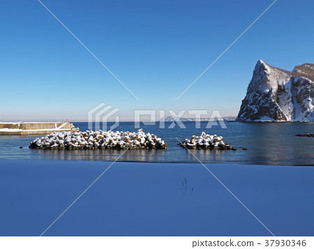 餘市町海景白岩海岸 37930346