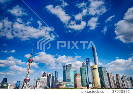 Scenery of China, Shanghai, Higashiura New District 37930825