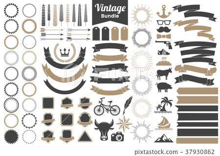 Vintage Retro Vector Logo for banner Vintage Retro Vector Logo for banner 37930862