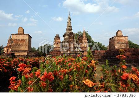 ASIA THAILAND SUKHOTHAI TEMPLE MAHATHAT 37935386