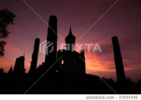 ASIA THAILAND SUKHOTHAI TEMPLE MAHATHAT 37935448