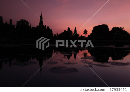 ASIA THAILAND SUKHOTHAI TEMPLE MAHATHAT 37935451