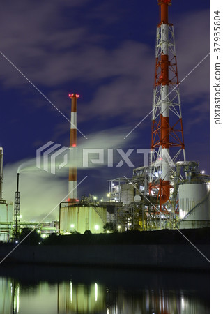 [Hyogo Himeji City] A night view of the Aoi Shiki seaside plant 37935804