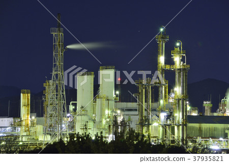 [Hyogo Himeji City] A night view of the Aoi Shiki seaside plant 37935821