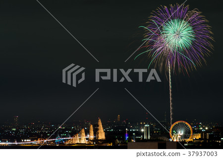 Fireworks of Nagashima seen from Umamiras Fireworks of Nagashima seen from Umamiras 37937003