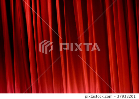 Curtain tweed flameproof custom curtain shape memory red brick color curtain 37938201