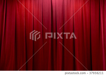 Curtain tweed flameproof custom curtain shape memory red brick color curtain 37938211