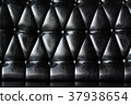 black leather with buttons texture background 37938654