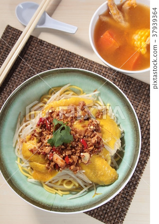 noodles with meat in soup noodles with meat in soup 37939364