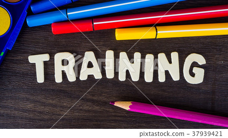 Business Training banner, Training word. 37939421