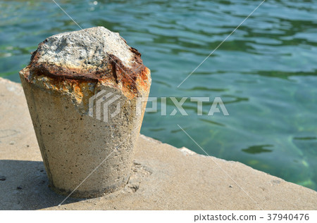 Bollard and Sea Bollard and Sea 37940476