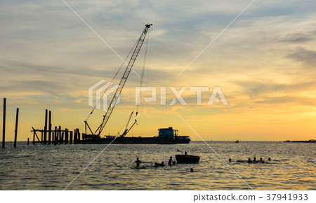 Sunset on the sea 37941933