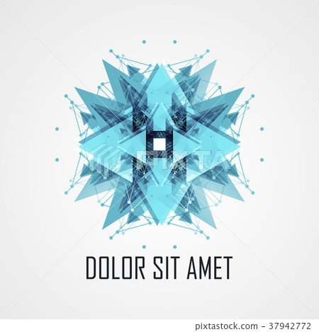 Abstract triangles background for business Abstract triangles background for business 37942772