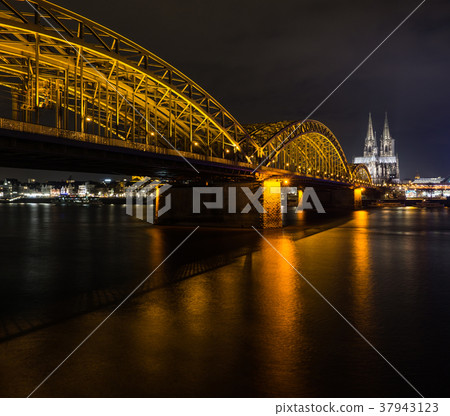 Evening in Cologne, North Rhine-Westphalia,Germany Evening in Cologne, North Rhine-Westphalia,Germany 37943123