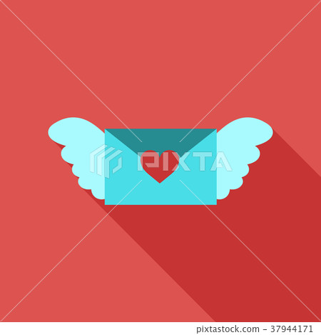 love letter icon with hearts love letter icon with hearts 37944171