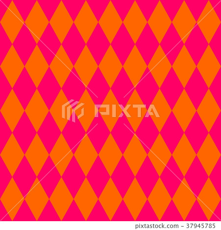 Tile orange and pink vector pattern 37945785