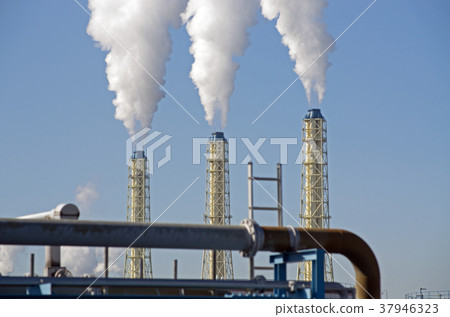 Industrial zone chimney 37946323
