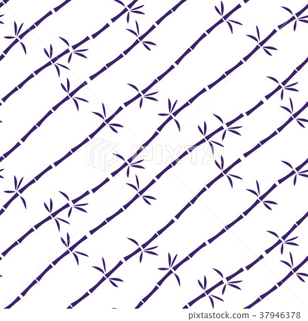 Bamboo plant simple seamless pattern. 37946378
